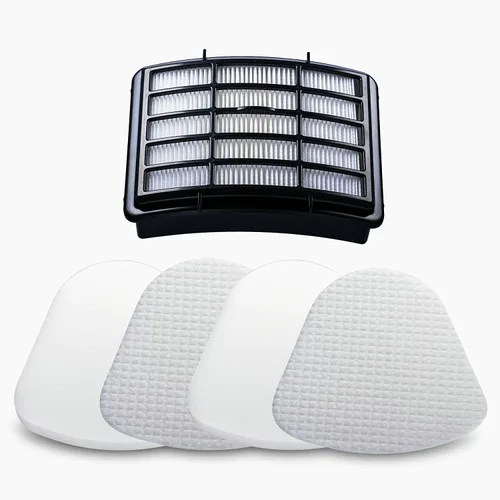 Vista 3 de Filtro HEPA + 2 filtros de espuma para Shark Navigator Life Away XFF350 XHF350 NV350 NV351 NV352 NV355 NV356 NV356E NV357 NV360 NV370 NVLFT199 UV440