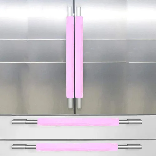 Vista 8 de Fundas para manijas de refrigerador, juego de fundas para manijas de electrodomésticos de cocina, horno microondas, nevera o lavavajillas, protector