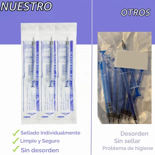 Vista 6 de Paquete de 10 jeringas de plástico de 0.03 fl oz, individuales, para medición en laboratorios científicos, de líquidos, alimentar a mascotas