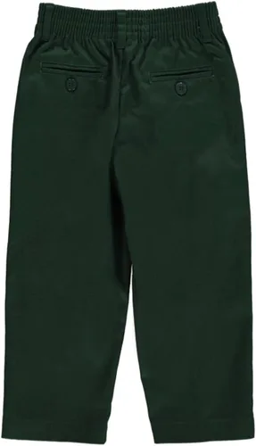 Vista 2 de Universal uniformes escolares niños Pleated Pants, 4T, Hunter Green