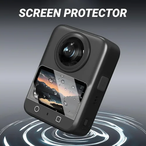 Vista 7 de Protector de lente compatible con DJI Osmo 360, protectores de lente transparentes para osmo 360 con protector de pantalla de lente para DJI Osmo