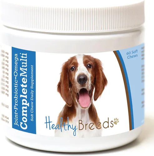 Vista 145 de Healthy Breeds Affenpinscher todo en uno multivitamínico suave masticable 60
