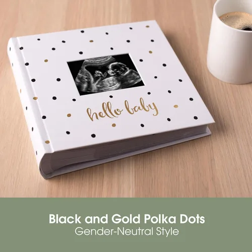 Vista 3 de Pearhead Hello Baby - Álbum de fotos para bebé, libro de recuerdos para nuevos y futuros padres, accesorio para bebé de género neutro, regalo ideal