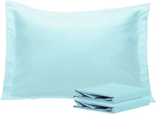 Vista 60 de NTBAY Fundas de almohada estándar, paquete de 2 fundas de almohada de microfibra cepillada de 20 x 26 pulgadas, súper suaves y acogedoras