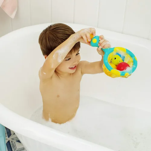 Vista 3 de Munchkin® Catch & Score Hoop™ - Juguete de baño para bebés y niños pequeños