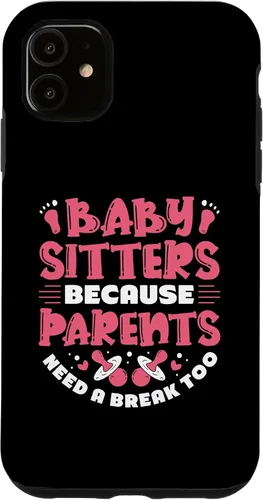 Vista 8 de Babysitters Because Parents Need - Babysitter Babysitting Case for iPhone 17