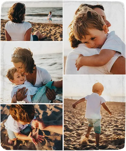 Vista 9 de Manta personalizada con imagen, mantas personalizadas con fotos, regalos personalizables para parejas, cumpleaños, aniversario de boda, 1 foto, 50 x