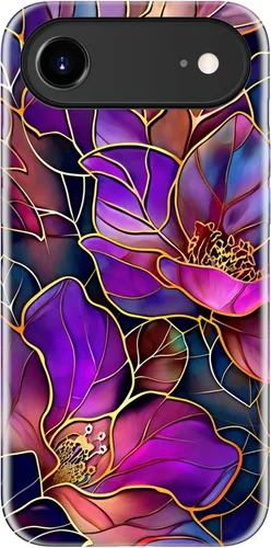 Vista 61 de LUHOURI Funda para iPhone 12 Mini, compatible con carga inalámbrica, doble capa, interior de silicona suave + carcasa exterior dura, bonito diseño