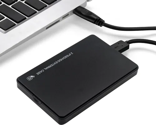 Vista 2 de JacobsParts 2.5" SATA USB 3.0 Disco duro sin herramientas HDD SSD Caja externa