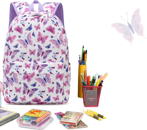 Vista 6 de CAMTOP Mochila preescolar para niños, mochila de jardín de infantes, mochila escolar, M