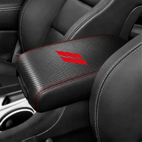 Vista 33 de YOSRTER Accesorios para Dodge Durango 2011-2018 2019 2020 Funda para reposabrazos de consola central, caja interior, decoración de reposabrazos