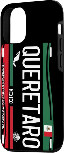 Vista 2 de Placa de matrícula Querétaro para iPhone 14, Querétaro México, Carcasa Querétaro