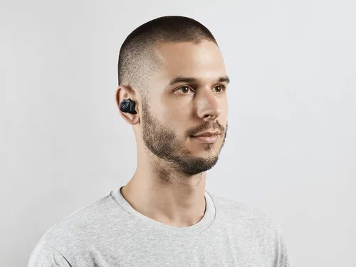 Vista 9 de Master & Dynamic MW07 Plus - Auriculares inalámbricos verdaderos, cancelación de ruido con micrófono Bluetooth, auriculares intrauditivos ligeros