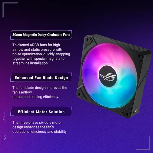 Vista 3 de ASUS ROG Ryujin III ARGB Extreme 14.173 in AMD/Intel Gaming Liquid CPU