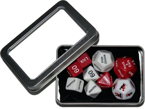 Vista 3 de Dados sexuales - Juego de amor divertido y picante para parejas adultas, regalo divertido para soltero, despedida de soltera o fiesta de despedida