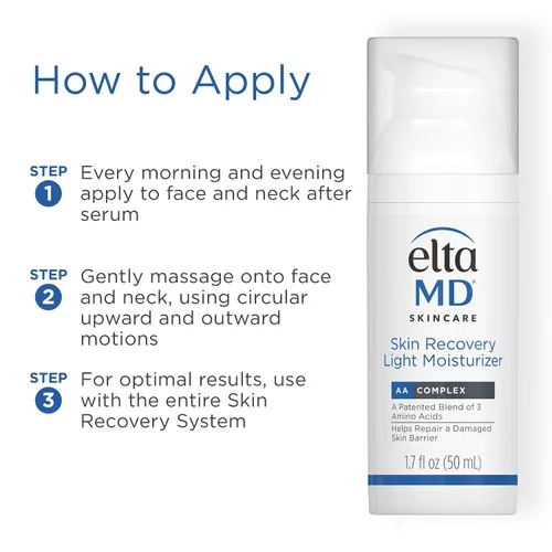 Vista 6 de EltaMD Hidratante facial ligero para piel seca, alivio del enrojecimiento, hidratante facial, hidrata y calma la piel sensible, fórmula no grasa, pH