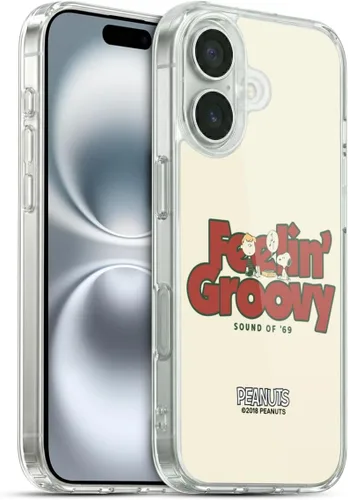 Vista 57 de Head Case Designs Funda de gel suave con licencia oficial de Peanuts Freak Flag Fly Woodstock 50th compatible con Apple iPhone 7 Plus/iPhone 8 Plus