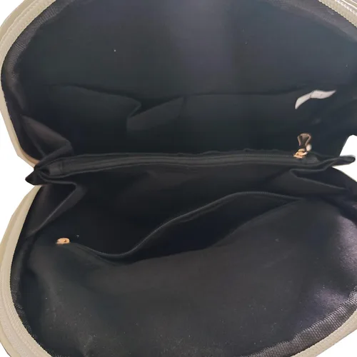 Vista 5 de Nevenka mochila informal estilo cartera de imitación cuero con cierre para mujer