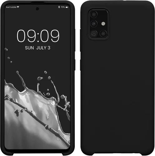 Vista 74 de kwmobile Funda Compatible con Samsung Galaxy A14 5G - Funda de teléfono de TPU y silicona con acabado suave - Verde Lima