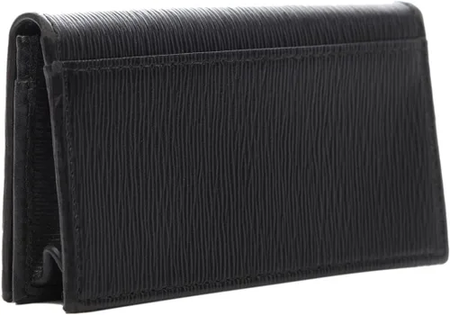 Vista 3 de Prada Cartera unisex Vitello de piel negra con tarjetero, Negro -, Classic