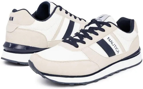 Vista 6 de Nautica Men's Lace-Up Sneakers Casual, Stylish, and Comfortable for Walking