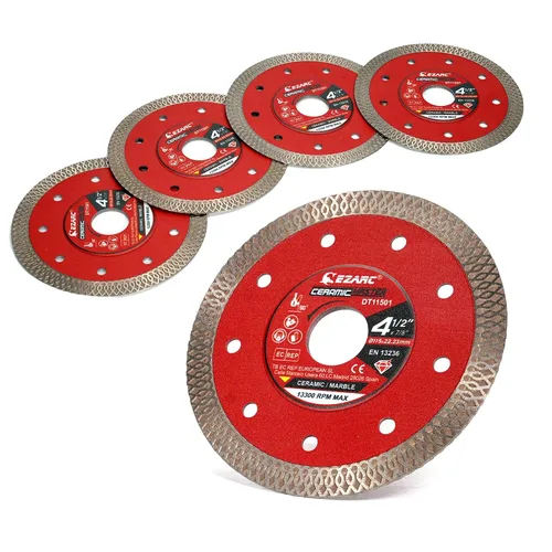 Vista 13 de EZARC Hoja de diamante súper delgada de 3 pulgadas, hojas de sierra de diamante para amoladora angular, hoja para azulejos de 3" para corte suave