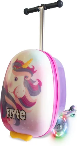 Vista 10 de Flyte Zincflyte Scooter de equipaje para niños de 18 pulgadas - Fifi el flamenco