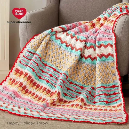 Vista 3 de Red Heart Super Saver - Ovillo para ganchillo y tejer, mar de Aruba, paquete de 3