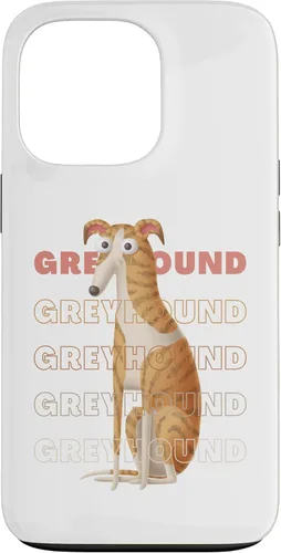 Vista 10 de Greyhound Big Eyes Funny Cartoon Sighthound Lover Design Case for iPhone 17