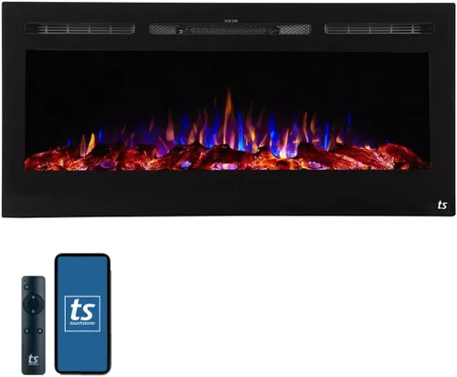 Vista 32 de Touchstone Sideline - Chimenea eléctrica empotrable