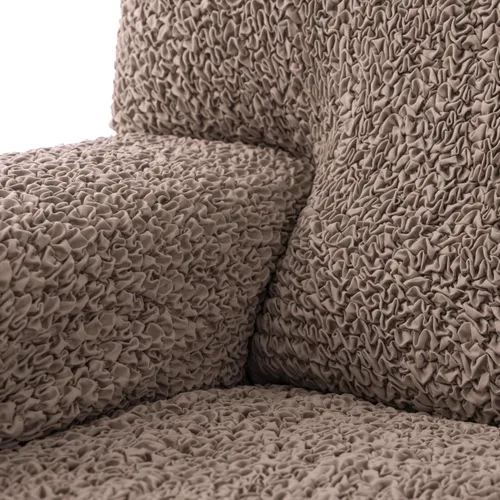 Vista 8 de PAULATO BY GA.I.CO. Funda de sofá modular, funda para sofá chaise longue en forma de L, fundas lavables para sofá esquinero, funda elástica de Gris