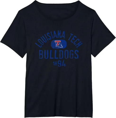 Vista 11 de Louisiana Tech Bulldogs Vintage 1894 - Camiseta con licencia