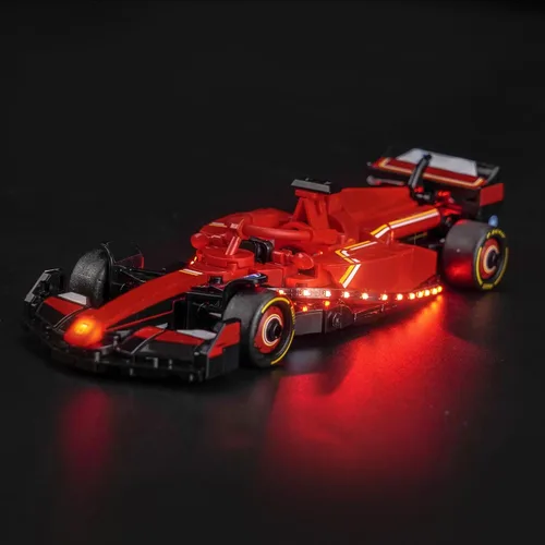 Vista 17 de Kit de luces LocoLee Compatible con Lego 77251 McLaren F1 Team MCL38 Coche de Carrera - Solo Luz Sin Modelo, Accesorios de Iluminación LED