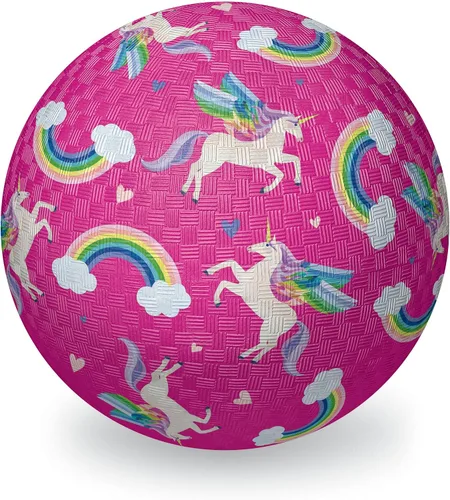 Vista 8 de Crocodile Creek Pelota de Patio de Juegos – Pelota de goma duradera para niños de 3 años en adelante – Pelota inflable que rebota para kickball