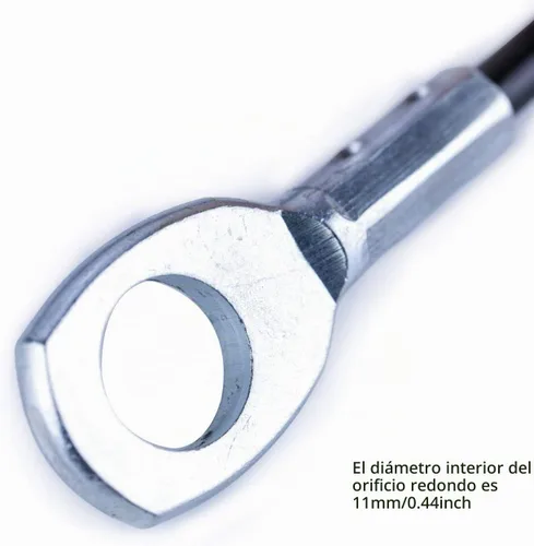 Vista 4 de Cable de Polea de Fitness, Accesorios de Reemplazo para Máquina de Cable, Accesorios de Polea de Cable para Gimnasio - Cuerda de Acero Resistente