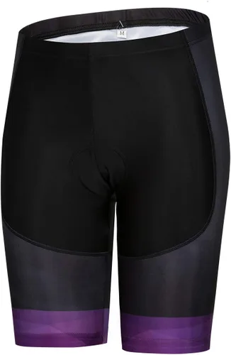 Vista 126 de Camiseta de ciclismo para mujer, manga corta y pantalones cortos de ciclismo acolchados para verano