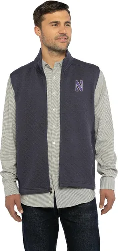 Vista 25 de Vantage Apparel Chaleco Acolchado con Cremallera Completa Universitario para Hombre