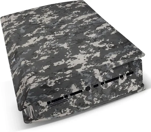 Vista 4 de PS5 Disk Console Digital CAMO Skin Decal Vinal Sticker + 2 Controladores Skins Set