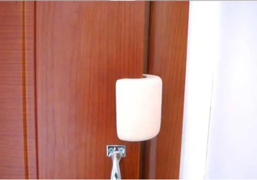 Vista 9 de COOLHOOD Protector de puerta para puerta, tope de puerta de seguridad, espuma NBR suave para mantener la puerta abierta, sirve como protector