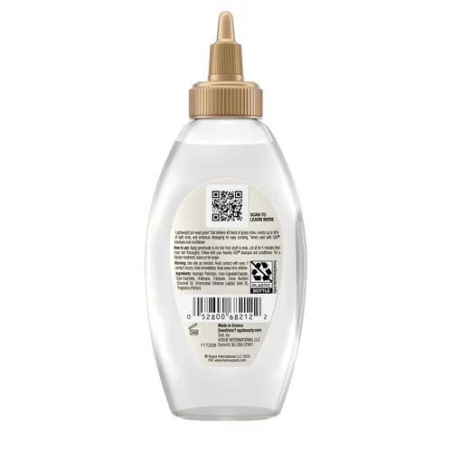 Vista 9 de OGX Mirror Shine + Aceite de Coco Nutritivo Prelavado Gloss, 4 onzas líquidas