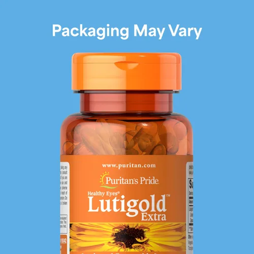 Vista 2 de Puritan's Pride Premium Healthy Eyes Lutigold™ Luteína extra con meso-zeaxantina y zeaxantina para hombres y mujeres, soporte para la salud