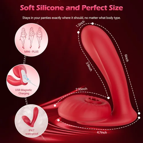Vista 6 de Juguetes para adultos, vibrador portátil, aplicación 3 en 1, juguete sexual femenino con aplicación 3 en 1, vibrador de control remoto para pezón