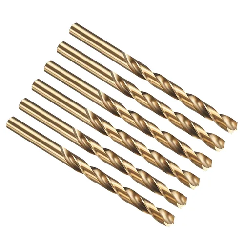 Vista 27 de PATIKIL Broca Jobber de 0.039 in, vástago recto M35 cobalto 5% acero de alta velocidad 135° acabado dorado para metal duro de acero inoxidable - 2