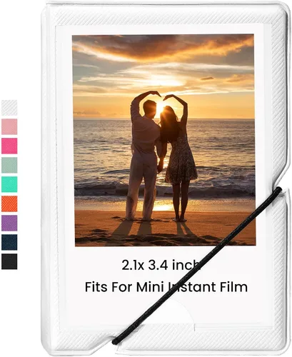 Vista 9 de Álbum de Fotos Mini Lifting con 28 Bolsillos para Imágenes de 2x3 Pulgadas que se Ajusta a Cámara Instantánea Fujifilm Instax Mini 7s 8 9 11 25 26