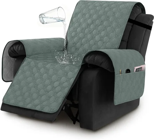 Vista 12 de H.VERSAILTEX Funda 100% Impermeable para Silla Gruesa y Duradera Fundas para Sofá para Perros Protector de Sofá Triple Antideslizante Fundas