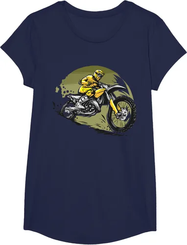 Vista 32 de Camiseta de motocross Supermotard Enduro, Negro, S