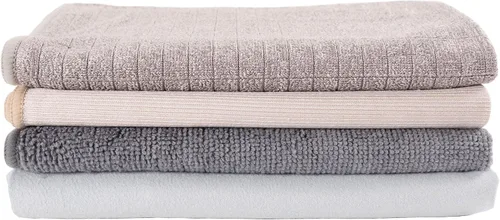 Vista 2 de KAF Home Pantry - Paño de limpieza texturizado de microfibra multiusos paquete de 4, 15 x 18 pulgadas