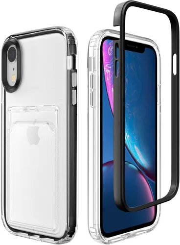 Vista 15 de ZCDAYE Funda para iPhone 11, iPhone 11 (6.1 pulgadas) con tarjetero y funda transparente de TPU suave a prueba de golpes para iPhone 11