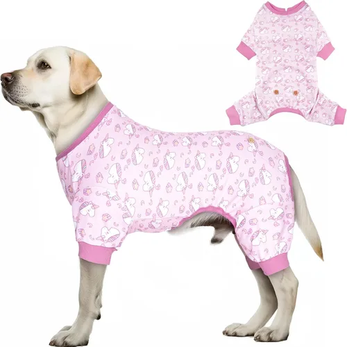 Vista 10 de KYEESE - Pijama de terciopelo para perros, con patrón de patos amarillos, ropa elástica y suave para cachorros y perros pequeños, mameluco cómodo