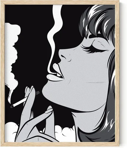 Vista 42 de HAUS AND HUES Impresión artística de corazón negro, 12 x 16 pulgadas, enmarcada, beige